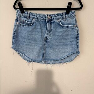Free people- we the free sweet as beach  - size 8 Jean skirt nwot